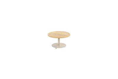 Volta teak salontafel centrale poot latte 60 cm dia. H35 cm 4SO - 4so