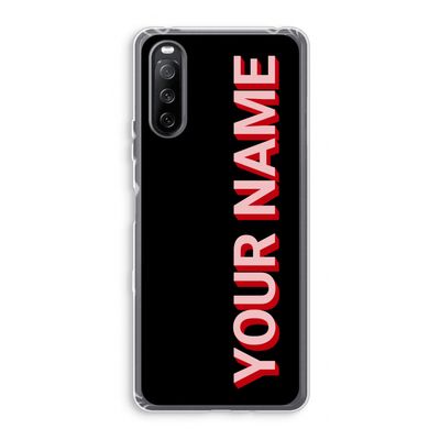 Namecase: Sony Xperia 10 III Transparant Hoesje