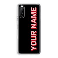 Namecase: Sony Xperia 10 III Transparant Hoesje