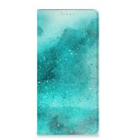 Bookcase Samsung Galaxy A13 (4G) Painting Blue