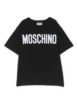 Moschino Kids t-shirt à logo imprimé - Noir