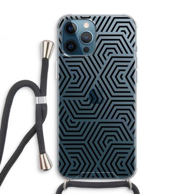 Magic pattern: iPhone 12 Pro Max Transparant Hoesje met koord