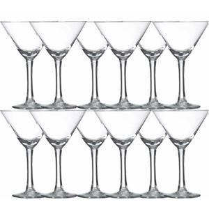 Royal Leerdam Martini Cocktaiglazen - 18x stuks - glas - 190 ml - Cocktails maken