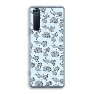 Poezen: Sony Xperia 5 II Transparant Hoesje