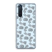 Poezen: Sony Xperia 5 II Transparant Hoesje Poezen: Sony Xperia 5 II Transparant Hoesje
