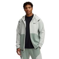 Under Armour Unstoppable Fleece Vest Hooded Full-Zip Grijs Mintgroen Zwart