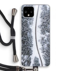 Snøfall: Pixel 4 Transparant Hoesje met koord