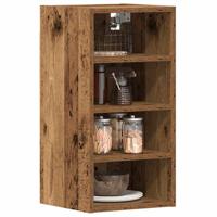 Hangkast Riga 30x29,5x60 cm bewerkt hout oud houtkleurig