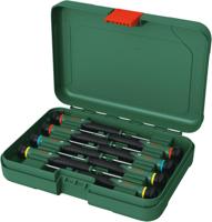 Bosch Groen Precision screwdriver set 8-piece (Precisieschroevendraaierset 60mm 8 stuks: SL1,5, SL2,5, SL3, PH00, PH0, TX5, TX6, TX8) - 1600A02Z9M Bosch Groen Precision screwdriver set 8-piece (Precisieschroevendraaierset 60mm 8 stuks: SL1,5, SL2,5, SL3, PH00, PH0, TX5, TX6, TX8) - 1600A02Z9M