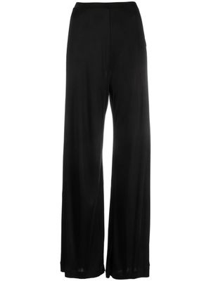 DVF Diane von Furstenberg pantalon palazzo à taille haute - Noir