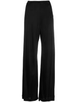 DVF Diane von Furstenberg pantalon palazzo à taille haute - Noir