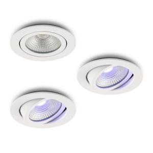 Slimme LED-inbouwspot Vivaro wit 5W IP54 RGBWW Zigbee