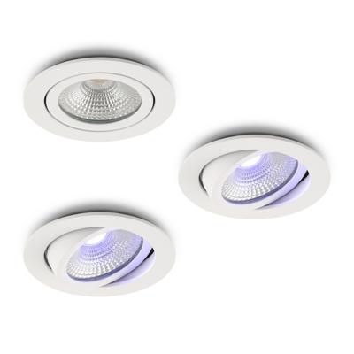 Slimme LED-inbouwspot Vivaro wit 5W IP54 RGBWW Zigbee