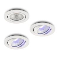 Slimme LED-inbouwspot Vivaro wit 5W IP54 RGBWW Zigbee