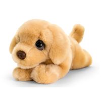 Keel Toys pluche bruine Labrador honden knuffel 25 cm   - - thumbnail