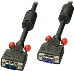 Lindy 36391 VGA kabel 0,5 m VGA (D-Sub) Zwart