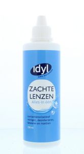 Idyl Contactlensvloeistof alles in een zachte lenzen (250 ml)