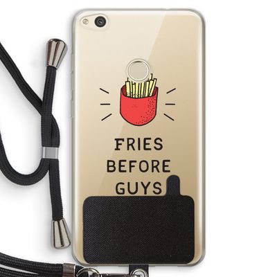 Fries before guys: Huawei Ascend P8 Lite (2017) Transparant Hoesje met koord