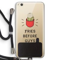 Fries before guys: Huawei Ascend P8 Lite (2017) Transparant Hoesje met koord