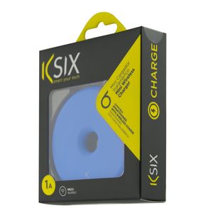 Ksix BXCQI05 oplader voor mobiele apparatuur Smartphone Blauw USB Draadloos opladen Binnen