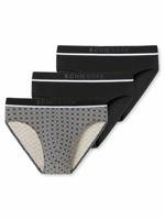 Schiesser - 95-5 - Rio Slip - 3 pack - zwart, Maat:M