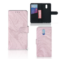 Nokia 2.3 Bookcase Marble Pink - Origineel Cadeau Vriendin - thumbnail