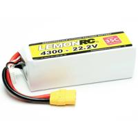 LemonRC LiPo accupack 22.2 V 4300 mAh Aantal cellen: 6 35 C Softcase XT90