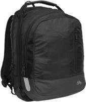Bike Wave fietsrugzak/ dubbele fietstas nylon 20l zwart
