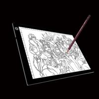 A4 Formaat 5W 5V onder leiding van drie niveau van helderheid dimbaar acryl kopie Boards voor Anime schets tekening schetsblok met USB-kabel & Plug