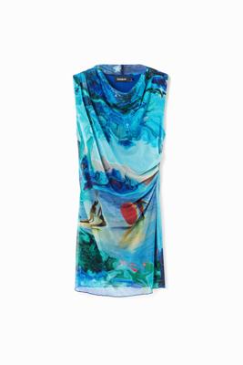 Tulen mini-jurk M. Christian Lacroix - BLUE - S