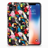 Apple iPhone X | Xs TPU Hoesje Birds - thumbnail