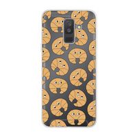 Croissant: Samsung Galaxy A6 Plus (2018) Transparant Hoesje