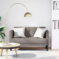 Loveseat Bank Taupe 111 cm Stof