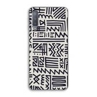 Marrakech print: Samsung Galaxy A7 (2018) Transparant Hoesje