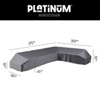 Platinum Aerocover platform loungesethoes 375x300 cm - Rechts - thumbnail