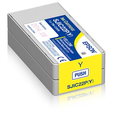 Originele inktcartridge Epson SJIC22P Geel