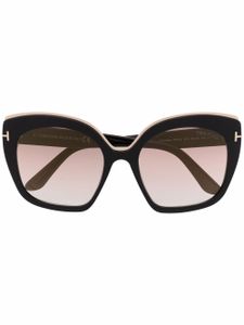 TOM FORD Eyewear lunettes de soleil à monture oversize - Noir