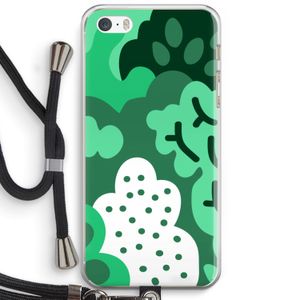 Bushes: iPhone 5 / 5S / SE Transparant Hoesje met koord