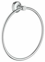 Grohe Essentials Authentic Handdoekring Rond 20 Cm. Chroom - thumbnail