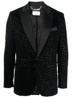 Philipp Plein blazer à logo Lord Fit floqué - Noir