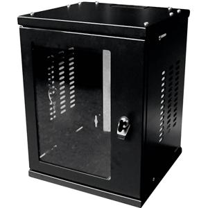 LogiLink W09Z33B 10inch-wandkast 8 HE Zwart