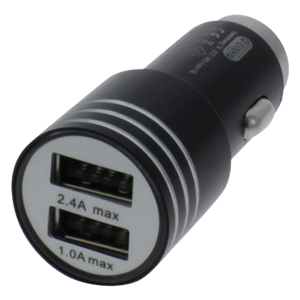 Q-Link Autolader (2xUSB) Zwart