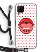 Yolo Denise: Huawei P40 Lite Transparant Hoesje met koord