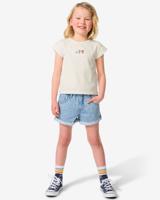 HEMA Kinder Korte Broek Paperbag Lichtblauw (lichtblauw)