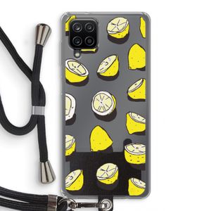 When Life Gives You Lemons...: Samsung Galaxy A12 Transparant Hoesje met koord
