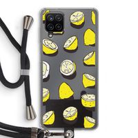 When Life Gives You Lemons...: Samsung Galaxy A12 Transparant Hoesje met koord