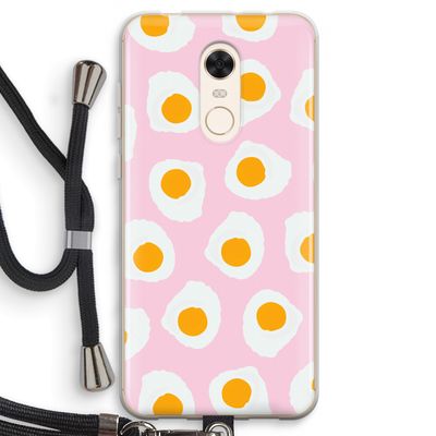 Dancing eggs: Xiaomi Redmi 5 Transparant Hoesje met koord