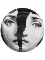 Fornasetti assiette décorative à imprimé graphique - Noir - thumbnail