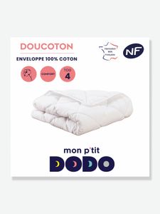 Licht dekbed Doucoton Mon P'tit DODO wit