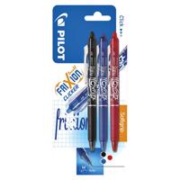 Rollerpen pilot frixion clicker m 3st assorti